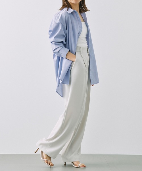 BABYLONE（バビロン）の「カルゼタックパンツ（その他パンツ・レディース・ブラック/オフホワイト・36inch/38inch）」の22枚目の写真