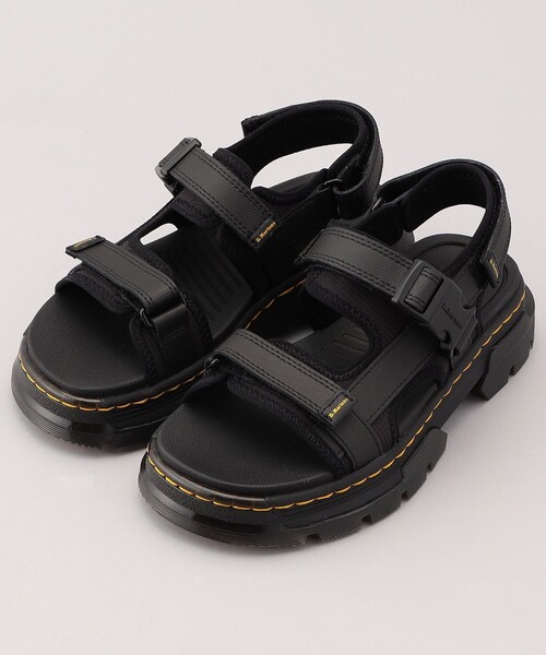 Dr. Martens（ドクターマーチン）の「Dr.Martens/ドクターマーチン Forster / 26471001 / フォースター（サンダル・レディース・ブラック/オフホワイト・4/3/5）」の5枚目の写真