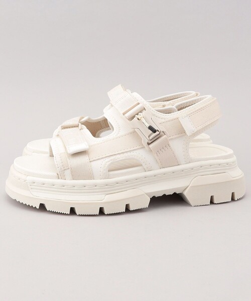 Dr. Martens（ドクターマーチン）の「Dr.Martens/ドクターマーチン Forster / 26471001 / フォースター（サンダル・レディース・ブラック/オフホワイト・4/3/5）」の7枚目の写真