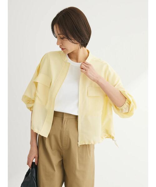 Green Parks（グリーンパークス）の「シアーショート丈ブルゾン