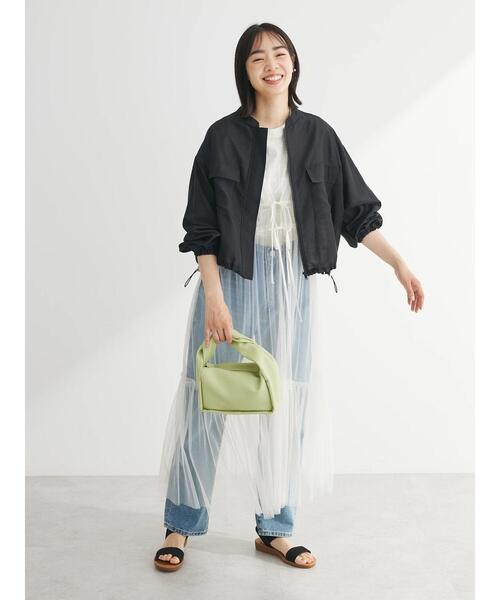 Green Parks（グリーンパークス）の「シアーショート丈ブルゾン