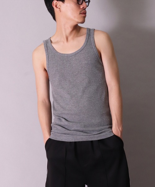 FRUIT OF THE LOOM(フルーツオブザルーム)の「(GA)【FRUIT OF THE LOOM】【パックT】3枚セット ベーシック タンクトップ(タンクトップ・メンズ・ブラック/オフホワイト/杢グレー・LARGE/X-LARGE/MEDIUM)」の7枚目の写真