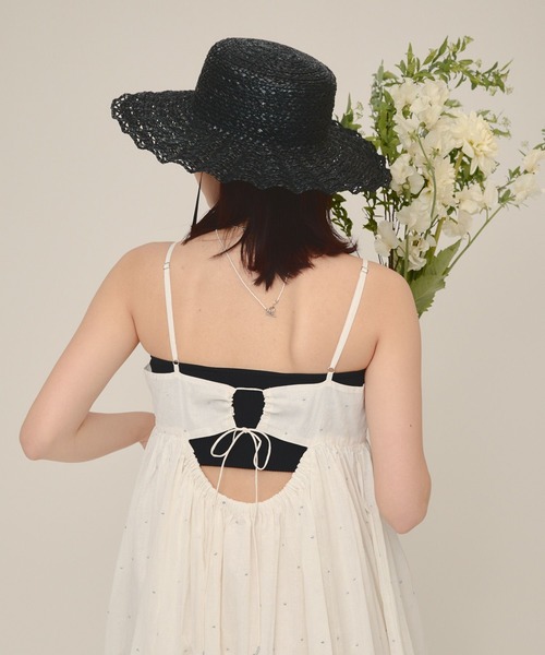 eL（エル）の「【eL】Casselini/Swing HAT/100526（ハット・レディース・ブラック/ベージュ・FREE）」の4枚目の写真