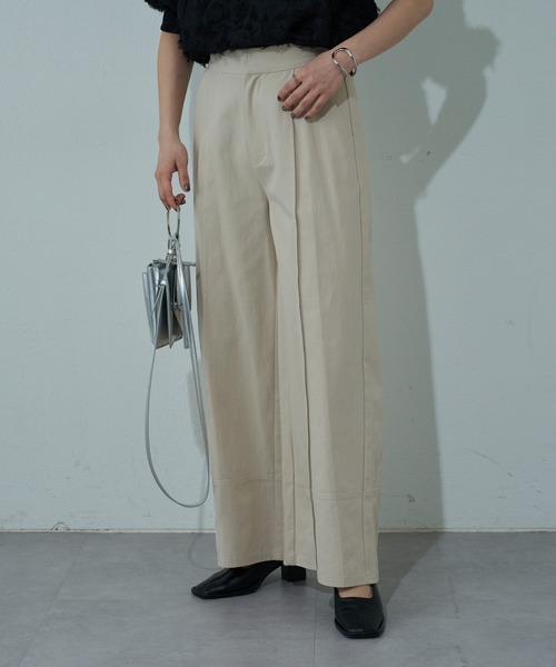 COLONY 2139（コロニートゥーワンスリーナイン）の「ライトチノパンツ（チノパンツ・レディース・オフホワイト/ブラック/ピンク・SMALL/MEDIUM）」の2枚目の写真