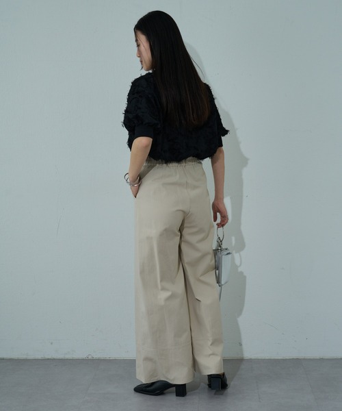 COLONY 2139（コロニートゥーワンスリーナイン）の「ライトチノパンツ（チノパンツ・レディース・オフホワイト/ブラック/ピンク・SMALL/MEDIUM）」の11枚目の写真