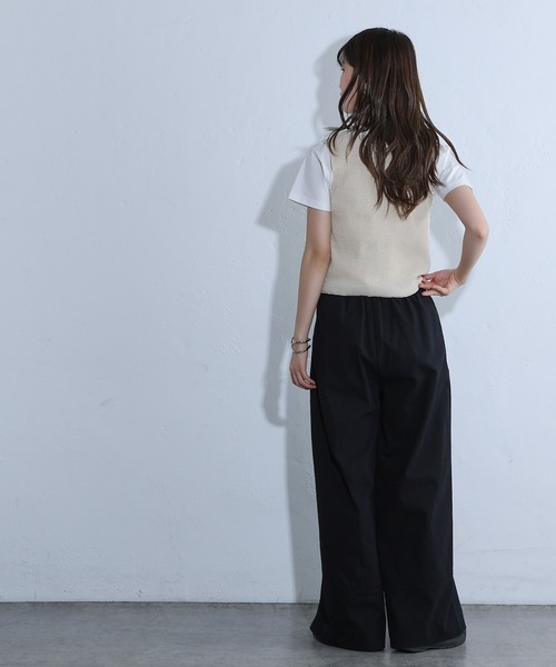 COLONY 2139（コロニートゥーワンスリーナイン）の「ライトチノパンツ（チノパンツ・レディース・オフホワイト/ブラック/ピンク・SMALL/MEDIUM）」の20枚目の写真