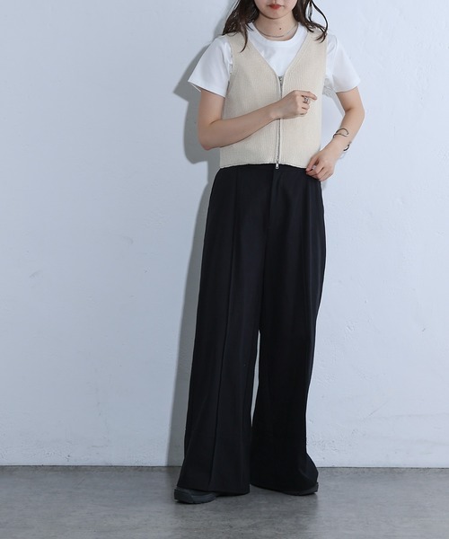 COLONY 2139（コロニートゥーワンスリーナイン）の「ライトチノパンツ（チノパンツ・レディース・オフホワイト/ブラック/ピンク・SMALL/MEDIUM）」の17枚目の写真