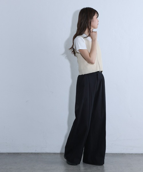 COLONY 2139（コロニートゥーワンスリーナイン）の「ライトチノパンツ（チノパンツ・レディース・オフホワイト/ブラック/ピンク・SMALL/MEDIUM）」の18枚目の写真