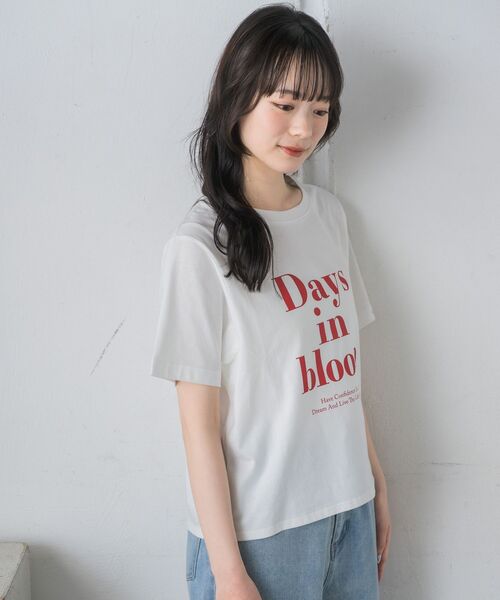 RETRO GIRL(レトロガール)の「チビロゴTEE(Tシャツ/カットソー・レディース・ブラック/グリーン/オフホワイト/ピンク・FREE)」の13枚目の写真