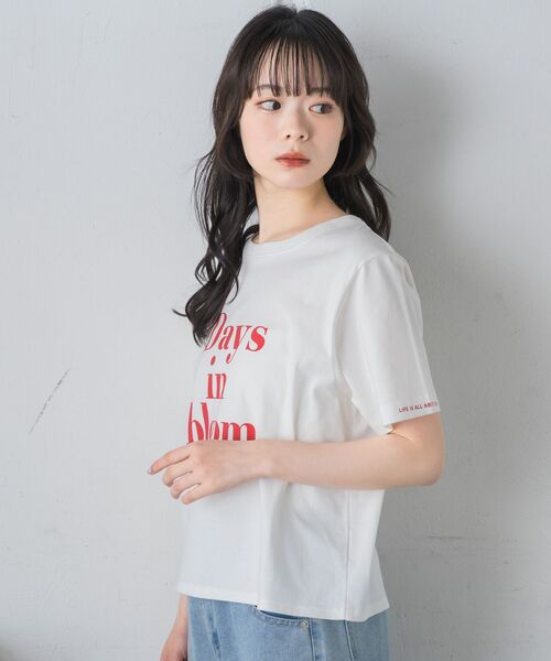 RETRO GIRL(レトロガール)の「チビロゴTEE(Tシャツ/カットソー・レディース・ブラック/グリーン/オフホワイト/ピンク・FREE)」の14枚目の写真
