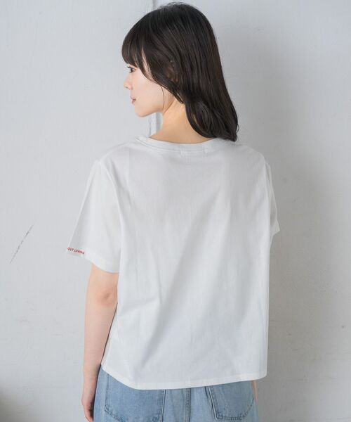 RETRO GIRL(レトロガール)の「チビロゴTEE(Tシャツ/カットソー・レディース・ブラック/グリーン/オフホワイト/ピンク・FREE)」の15枚目の写真