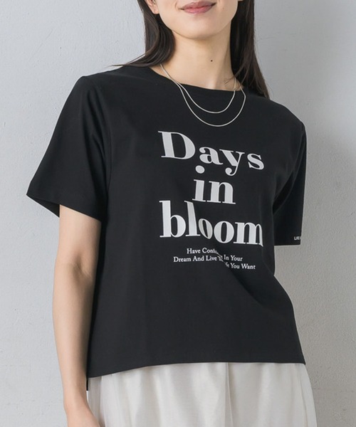 RETRO GIRL(レトロガール)の「チビロゴTEE(Tシャツ/カットソー・レディース・ブラック/グリーン/オフホワイト/ピンク・FREE)」の2枚目の写真