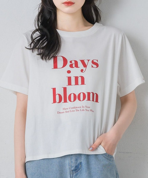 RETRO GIRL(レトロガール)の「チビロゴTEE(Tシャツ/カットソー・レディース・ブラック/グリーン/オフホワイト/ピンク・FREE)」の5枚目の写真
