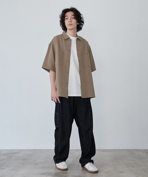coen(コーエン)の「COMFORTDRYシャツ(WEB限定カラー)(シャツ/ブラウス・メンズ・ベージュ/ブラック/ナチュラル/ロイヤルブルー/ネイビー/グレー・L/M/XL)」の22枚目の写真