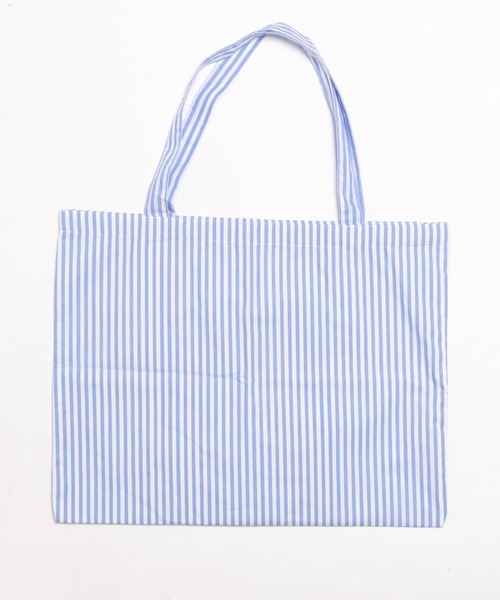 SVEC（シュベック）の「ビックサイズ ストライプ トートバッグ（トートバッグ・レディース・ピンク/ブルー・FREE）」の8枚目の写真