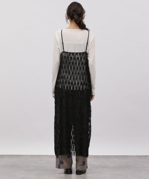 LAKOLE(ラコレ)の「フェザーキャミワンピース / 112940(ワンピース・レディース・ライトブルー/ブラック/アイボリー・FREE)」の18枚目の写真