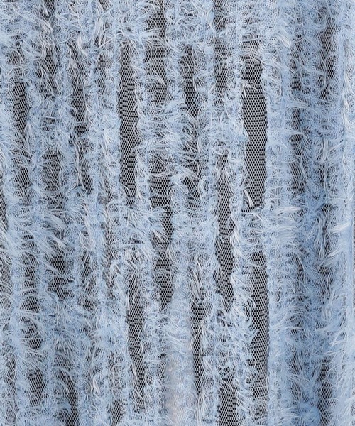 LAKOLE(ラコレ)の「フェザーキャミワンピース / 112940(ワンピース・レディース・ライトブルー/ブラック/アイボリー・FREE)」の12枚目の写真