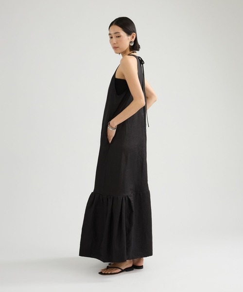 Chaos(カオス)の「Chaos(カオス)/チャンパカワンピース(ワンピース・レディース・スミクロ/ブラウン系その他/ブラック/モカ・38/36)」の7枚目の写真