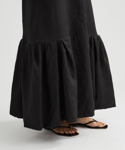 Chaos(カオス)の「Chaos(カオス)/チャンパカワンピース(ワンピース・レディース・スミクロ/ブラウン系その他/ブラック/モカ・38/36)」の17枚目の写真