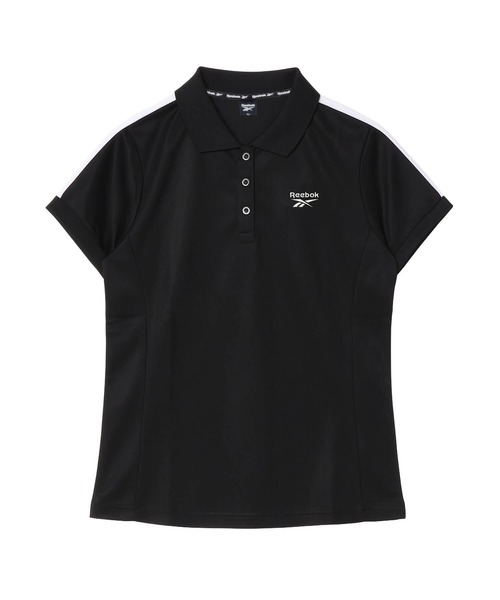raiさま専用★SLDO. 半袖ポロシャツ M 黒 ブラック ボタンダウン Reebok ポロシャツ 「別注」WEB限定 リーボック ブランド ロゴ