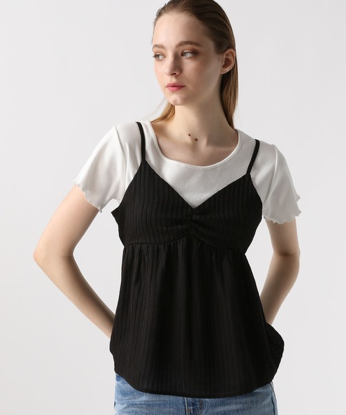 FOREVER 21（フォーエバー トゥエンティーワン）の「【2024SS】シアーストライプキャミチュニック（その他トップス・レディース・グリーン/オフホワイト/ブラック・FREE）」の20枚目の写真
