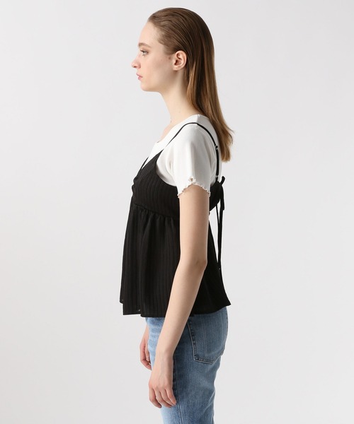 FOREVER 21（フォーエバー トゥエンティーワン）の「【2024SS】シアーストライプキャミチュニック（その他トップス・レディース・グリーン/オフホワイト/ブラック・FREE）」の17枚目の写真