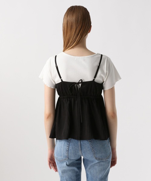 FOREVER 21（フォーエバー トゥエンティーワン）の「【2024SS】シアーストライプキャミチュニック（その他トップス・レディース・グリーン/オフホワイト/ブラック・FREE）」の16枚目の写真