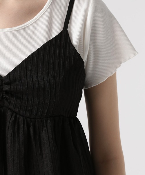 FOREVER 21（フォーエバー トゥエンティーワン）の「【2024SS】シアーストライプキャミチュニック（その他トップス・レディース・グリーン/オフホワイト/ブラック・FREE）」の12枚目の写真