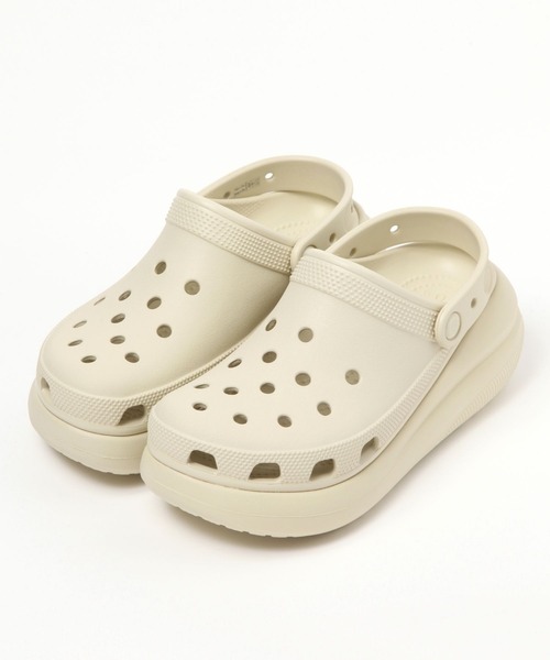 LEPSIM(レプシィム)の「【CROCS/クロックス】CRUSH CLOG 118535(サンダル・レディース・ベージュ/ブラック・LARGE/MEDIUM)」の2枚目の写真