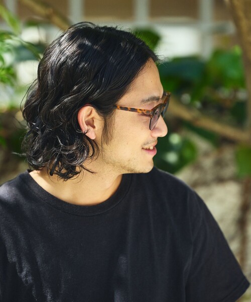 FREAK'S STORE（フリークスストア）の「HALFWAY eyewear / ハーフリム UVカット ファッション用グラス（サングラス・メンズ・ターコイズブルー/チャコールグレー/ブラウン/ブラウン系その他/ブラック/ブルー・ONE SIZE）」の13枚目の写真