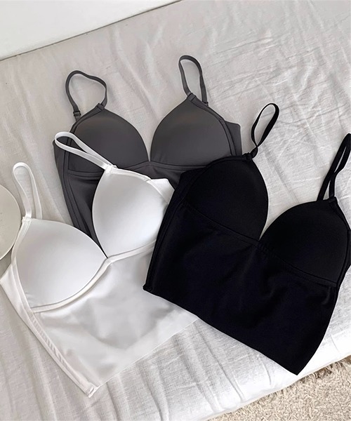 c.u.l（シーユーエル）の「バックオープン カップ付き 背中見せキャミソール culw686（キャミソール・レディース・ブラック/ホワイト/グレー・FREE）」の16枚目の写真