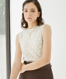 Andemiu | フリンジニットノースリーブフリンジニットノースリーブ123561(ニット/セーター)