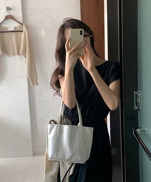 a lot of love（ア ロット オブ ラブ）の「エレガント 2wayワンピース（ワンピース・レディース・グレー/ブラック/ホワイト/ピンク/ベージュ・FREE）」の2枚目の写真