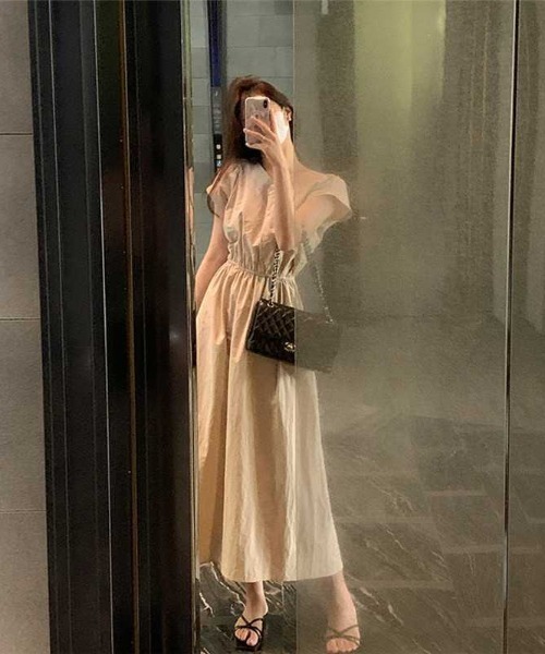 a lot of love（ア ロット オブ ラブ）の「エレガント 2wayワンピース（ワンピース・レディース・グレー/ブラック/ホワイト/ピンク/ベージュ・FREE）」の16枚目の写真