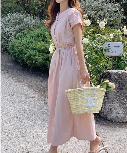 a lot of love（ア ロット オブ ラブ）の「エレガント 2wayワンピース（ワンピース・レディース・グレー/ブラック/ホワイト/ピンク/ベージュ・FREE）」の7枚目の写真