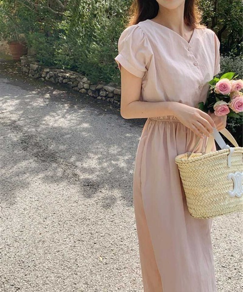 a lot of love（ア ロット オブ ラブ）の「エレガント 2wayワンピース（ワンピース・レディース・グレー/ブラック/ホワイト/ピンク/ベージュ・FREE）」の10枚目の写真