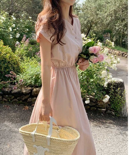 a lot of love（ア ロット オブ ラブ）の「エレガント 2wayワンピース（ワンピース・レディース・グレー/ブラック/ホワイト/ピンク/ベージュ・FREE）」の8枚目の写真