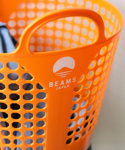 BEAMS JAPAN（ビームス　ジャパン）の「ISETO / 別注 ランドリー バスケット（ランドリーグッズ・メンズ・ネイビー/オフホワイト/オレンジ・ONE SIZE）」の7枚目の写真