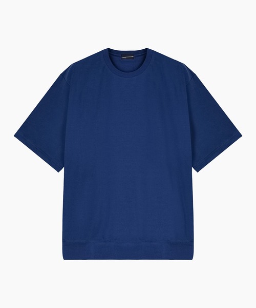 LAD MUSICIAN（ラッドミュージシャン）の「SHORT SLEEVE CREW NECK PULLOVER（スウェット・メンズ・ダークブルー/ブラック・FREE）」の2枚目の写真