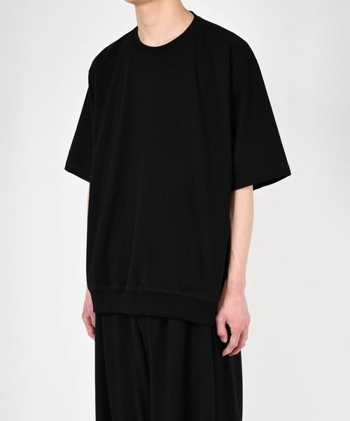 LAD MUSICIAN（ラッドミュージシャン）の「SHORT SLEEVE CREW NECK PULLOVER（スウェット・メンズ・ダークブルー/ブラック・FREE）」の4枚目の写真