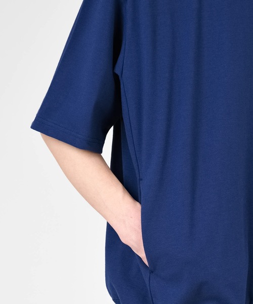 LAD MUSICIAN（ラッドミュージシャン）の「SHORT SLEEVE CREW NECK PULLOVER（スウェット・メンズ・ダークブルー/ブラック・FREE）」の3枚目の写真