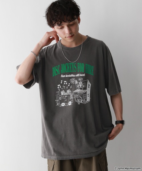 GOOD ROCK SPEED（グッドロックスピード）の「【GOOD ROCK SPEED/グッドロックスピード】ヴィンテージライク/パンクロックオーバーサイズTシャツ【John Holmstrom】（Tシャツ/カットソー・メンズ・ホワイト/ブラック/その他4・LARGE/X-LARGE）」の2枚目の写真