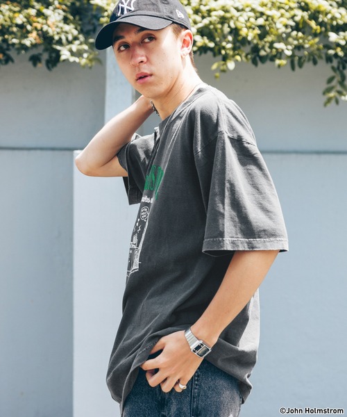 GOOD ROCK SPEED（グッドロックスピード）の「【GOOD ROCK SPEED/グッドロックスピード】ヴィンテージライク/パンクロックオーバーサイズTシャツ【John Holmstrom】（Tシャツ/カットソー・メンズ・ホワイト/ブラック/その他4・LARGE/X-LARGE）」の14枚目の写真