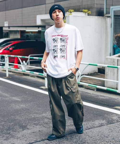 GOOD ROCK SPEED（グッドロックスピード）の「【GOOD ROCK SPEED/グッドロックスピード】ヴィンテージライク/パンクロックオーバーサイズTシャツ【John Holmstrom】（Tシャツ/カットソー・メンズ・ホワイト/ブラック/その他4・LARGE/X-LARGE）」の4枚目の写真