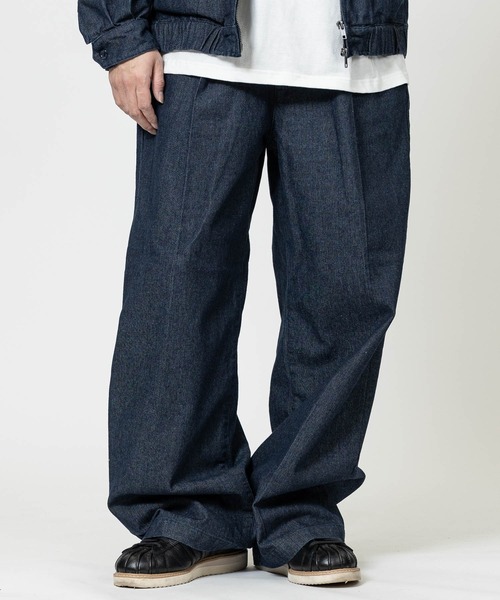 13】ワンタックワイドパンツ（デニムパンツ）｜JOHN'S CLOSET