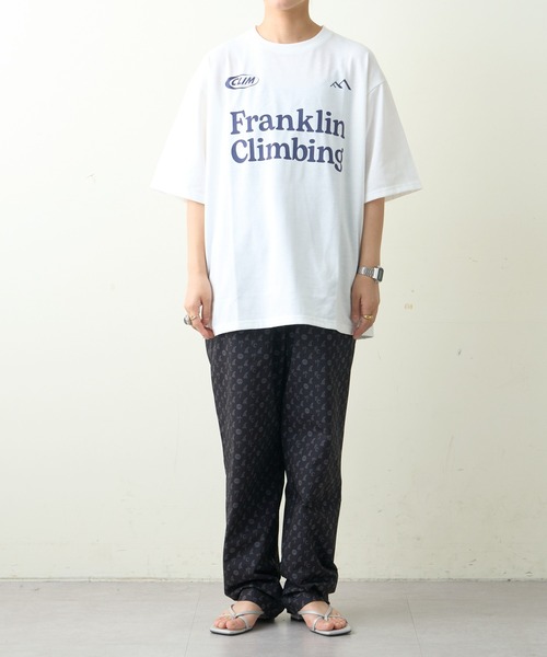 Franklin Climbing（フランクリンクライミング）の「【Franklin Climbing】 ロゴプリントゲーム半袖Tee（Tシャツ/カットソー・メンズ・チャコールグレー/ホワイト/ライトグレー・MEDIUM/LARGE）」の20枚目の写真