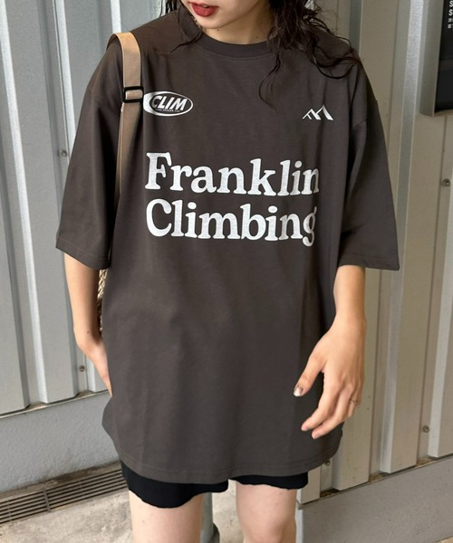 Franklin Climbing（フランクリンクライミング）の「【Franklin Climbing】 ロゴプリントゲーム半袖Tee（Tシャツ/カットソー・メンズ・チャコールグレー/ホワイト/ライトグレー・MEDIUM/LARGE）」の10枚目の写真