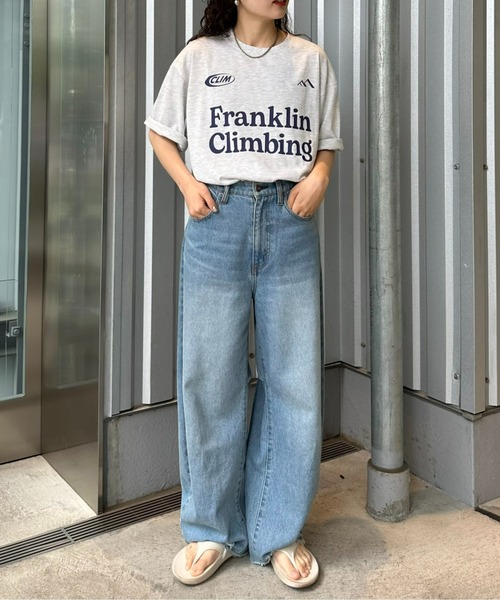 Franklin Climbing（フランクリンクライミング）の「【Franklin Climbing】 ロゴプリントゲーム半袖Tee（Tシャツ/カットソー・メンズ・チャコールグレー/ホワイト/ライトグレー・MEDIUM/LARGE）」の18枚目の写真