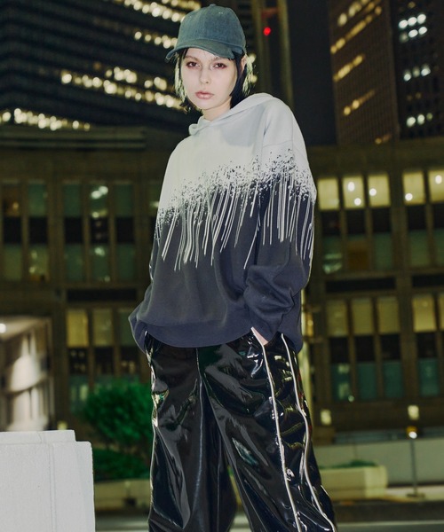 AFF AIVER(エイエフエフアイバー)の「AFF AIVER フェイクエナメルラインパンツ(その他パンツ・メンズ・ホワイト×ブラック/ダークブラック・SMALL/MEDIUM/LARGE)」の20枚目の写真