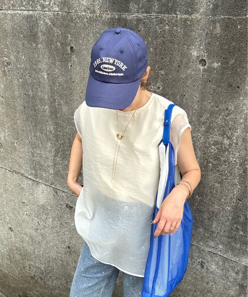 y/m by misato（イムバイミサト）の「シアーレイヤードノースリーブトップス（その他トップス・レディース・アイボリー/グリーン/オフホワイト・FREE）」の20枚目の写真